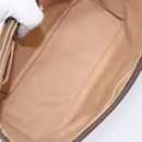 GUCCI GG Supreme Web Sherry Line Bag PVC Beige Gold 904 02 069 Auth BA3963-18