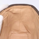 GUCCI GG Supreme Web Sherry Line Bag PVC Beige Gold 904 02 069 Auth BA3963-19