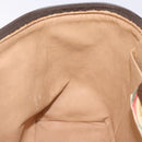 GUCCI GG Supreme Web Sherry Line Bag PVC Beige Gold 904 02 069 Auth BA3963-20