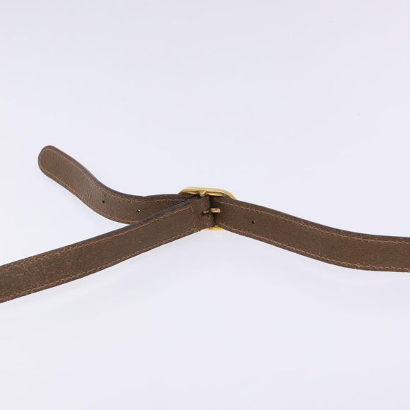 GUCCI GG Supreme Web Sherry Line Bag PVC Beige Gold 904 02 069 Auth BA3963