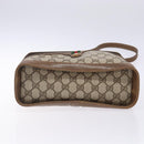 GUCCI GG Supreme Web Sherry Line Bag PVC Beige Gold 904 02 069 Auth BA3963-9