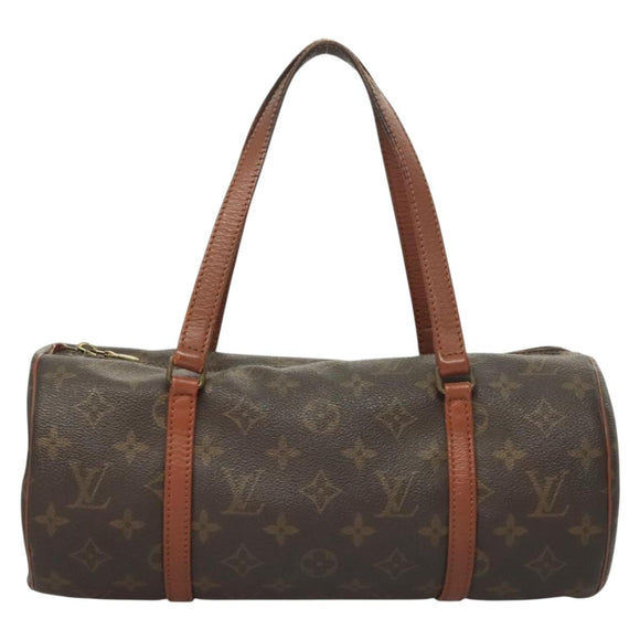 LOUIS VUITTON Monogram Papillon 30 Hand Bag M51385 LV Auth BA3974