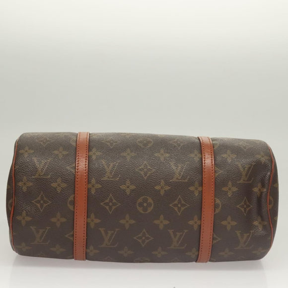 LOUIS VUITTON Monogram Papillon 30 Hand Bag M51385 LV Auth BA3974