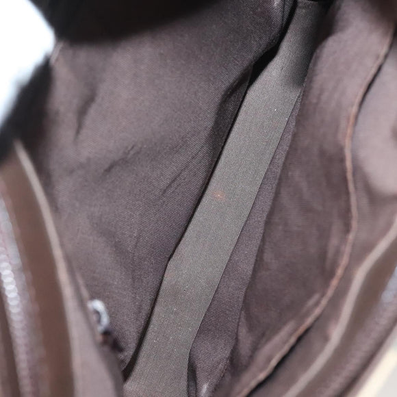 BURBERRY Nova Check Tote Bag Canvas Beige Silver Auth BA3977