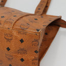 MCM Logogram Vicetos Shoulder Bag PVC Leather Brown Auth BA3979-10