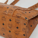 MCM Logogram Vicetos Shoulder Bag PVC Leather Brown Auth BA3979-12