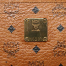 MCM Logogram Vicetos Shoulder Bag PVC Leather Brown Auth BA3979-15
