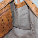 MCM Logogram Vicetos Shoulder Bag PVC Leather Brown Auth BA3979-17