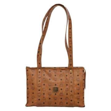 MCM Logogram Vicetos Shoulder Bag PVC Leather Brown Auth BA3979 - 0