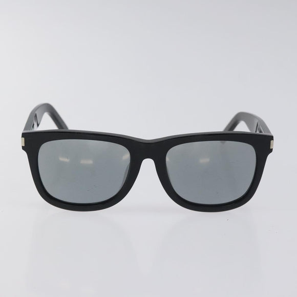 SAINT LAURENT Sunglasses Plastic Black Auth BA3984