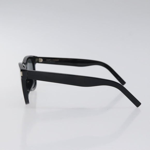 SAINT LAURENT Sunglasses Plastic Black Auth BA3984