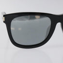 SAINT LAURENT Sunglasses Plastic Black Auth BA3984-6