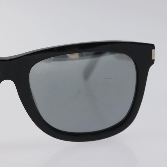 SAINT LAURENT Sunglasses Plastic Black Auth BA3984