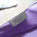 BVLGARI Logo Mania Tote Bag Canvas Beige Auth BA3987-10