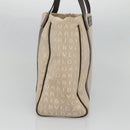 BVLGARI Logo Mania Tote Bag Canvas Beige Auth BA3987-3