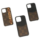 LOUIS VUITTON Monogram iPhone Case 3Set LV Auth BA3990-1