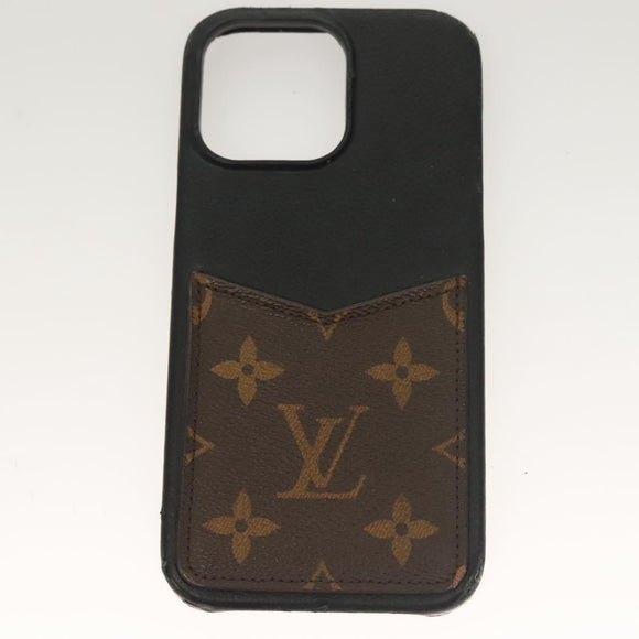 LOUIS VUITTON Monogram iPhone Case 3Set LV Auth BA3990