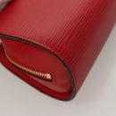 LOUIS VUITTON Epi Dauphine PM Pouch Castilian Red M48447 LV Auth BA3996-15
