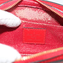 LOUIS VUITTON Epi Dauphine PM Pouch Castilian Red M48447 LV Auth BA3996-9