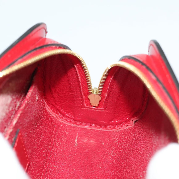 LOUIS VUITTON Epi Dauphine PM Pouch Castilian Red M48447 LV Auth BA3996