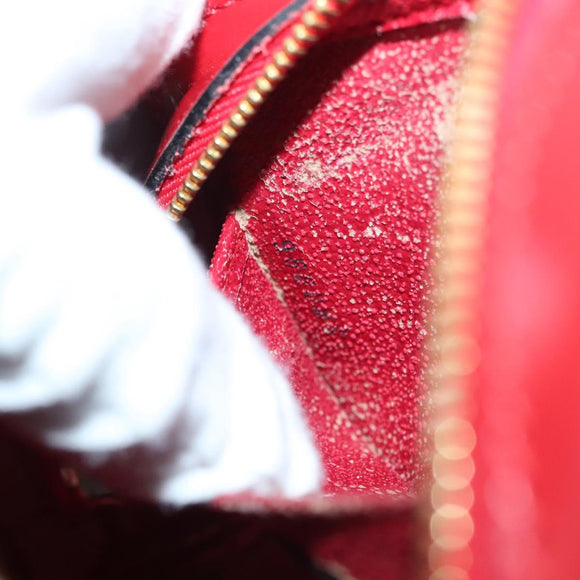 LOUIS VUITTON Epi Dauphine PM Pouch Castilian Red M48447 LV Auth BA3996