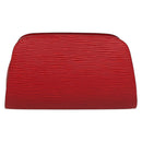 LOUIS VUITTON Epi Dauphine PM Pouch Castilian Red M48447 LV Auth BA3996-2