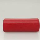 LOUIS VUITTON Epi Dauphine PM Pouch Castilian Red M48447 LV Auth BA3996-6