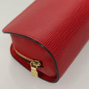 LOUIS VUITTON Epi Dauphine PM Pouch Castilian Red M48447 LV Auth BA3996-7