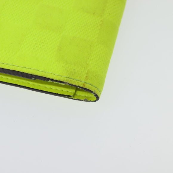 LOUIS VUITTON Damier Infini Brazza Portefeuille Wallet Green N62230 Auth BA4000