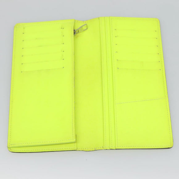 LOUIS VUITTON Damier Infini Brazza Portefeuille Wallet Green N62230 Auth BA4000