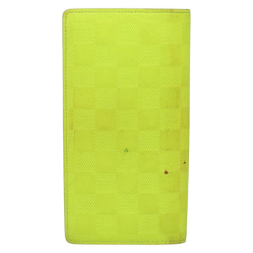 LOUIS VUITTON Damier Infini Brazza Portefeuille Wallet Green N62230 Auth BA4000 - 0