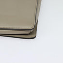 Chloe Fay Shoulder Bag Leather Greige Gold Auth BA4020-17