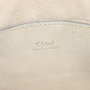 Chloe Fay Shoulder Bag Leather Greige Gold Auth BA4020-18