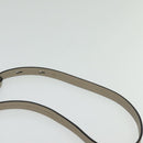 Chloe Fay Shoulder Bag Leather Greige Gold Auth BA4020-14