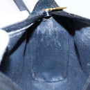 GUCCI GG Supreme Sherry Line Shoulder Bag PVC Navy Gold 89 02 018 Auth BA4022-19