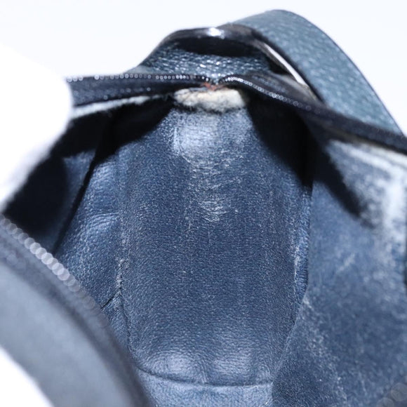 GUCCI GG Supreme Sherry Line Shoulder Bag PVC Navy Gold 89 02 018 Auth BA4022