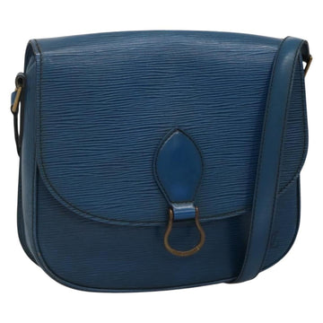 LOUIS VUITTON Epi Saint Cloud GM Shoulder Bag Toledo Blue M52195 LV Auth BA4032