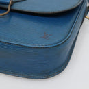 LOUIS VUITTON Epi Saint Cloud GM Shoulder Bag Toledo Blue M52195 LV Auth BA4032-15