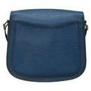 LOUIS VUITTON Epi Saint Cloud GM Shoulder Bag Toledo Blue M52195 LV Auth BA4032-2