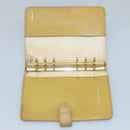 CHANEL COCO Mark Day Planner Cover Caviar Skin Beige Gold CC Auth BA4033-7