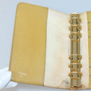 CHANEL COCO Mark Day Planner Cover Caviar Skin Beige Gold CC Auth BA4033-19