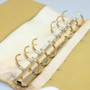 CHANEL COCO Mark Day Planner Cover Caviar Skin Beige Gold CC Auth BA4033-8