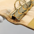 CHANEL COCO Mark Day Planner Cover Caviar Skin Beige Gold CC Auth BA4033-10