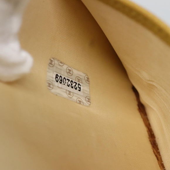 CHANEL COCO Mark Day Planner Cover Caviar Skin Beige Gold CC Auth BA4033