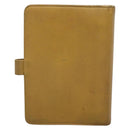 CHANEL COCO Mark Day Planner Cover Caviar Skin Beige Gold CC Auth BA4033-2