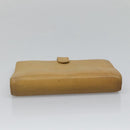 CHANEL COCO Mark Day Planner Cover Caviar Skin Beige Gold CC Auth BA4033-4