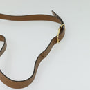 Christian Dior Honeycomb Canvas Shoulder Bag PVC Beige Gold Auth BA4036-7