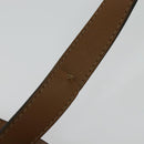 Christian Dior Honeycomb Canvas Shoulder Bag PVC Beige Gold Auth BA4036-9