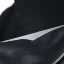 BALLY Quilted Chain Shoulder Bag Leather Black Gold Auth BA4040-20