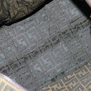 FENDI Zucca Canvas Boston Bag Brown Black Auth BA4042-10